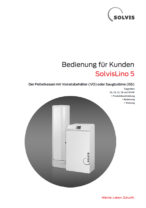 Downloads - Bedienungsanleitung SolvisLino 4 Pelletheizung